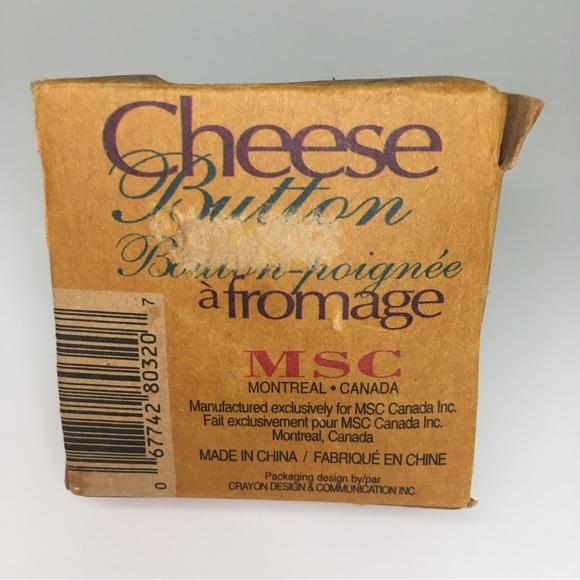 Christmas cheese button mouse MSC Montreal Canada - Picture 7 of 8